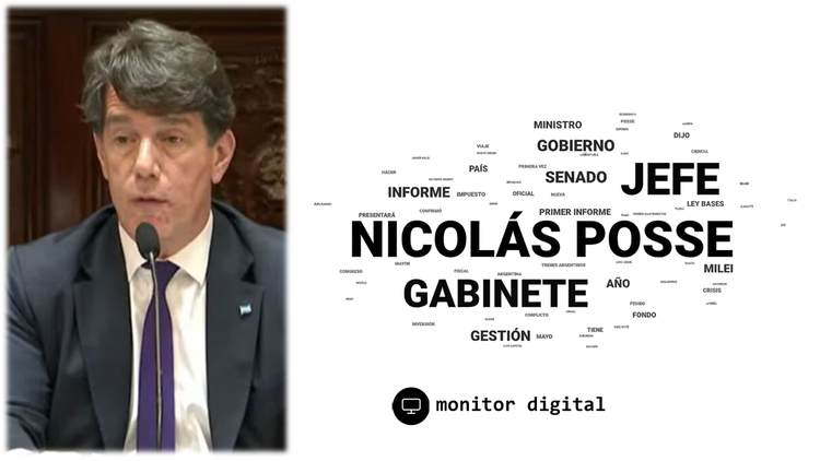 Nicolás Posse en el Senado: buena performance digital, en un contexto crítico contra el gabinete de Milei