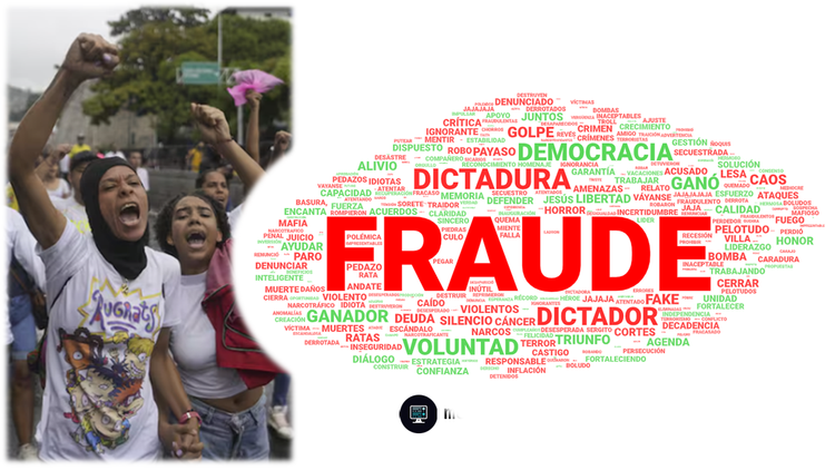 "Fraude" tracciona la charla en redes sobre las elecciones en Venezuela