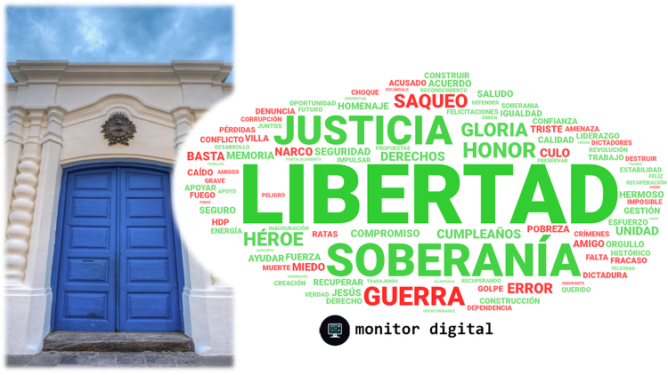Un día de la independencia en las redes con la "libertad" en el centro de la charla digital