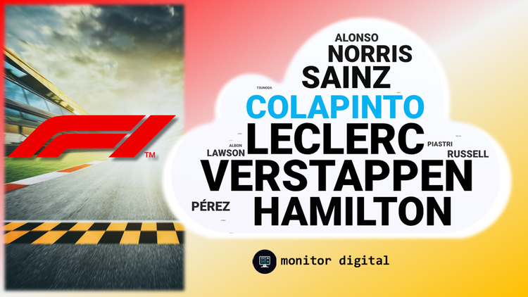 La F1 en las redes sociales, con Franco Colapinto entre los protagonistas