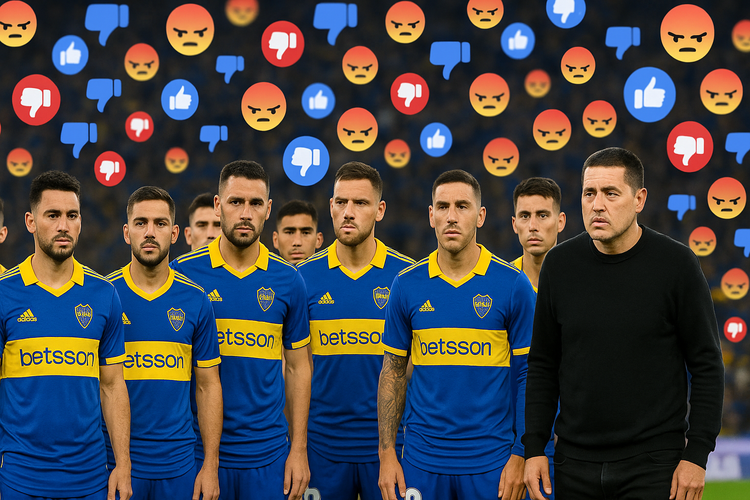 Boca Juniors: del enojo sostenido al podio de la negatividad digital