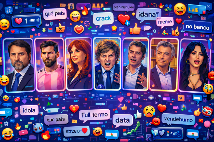 Las figuras públicas que dominaron la charla de las redes en 2025