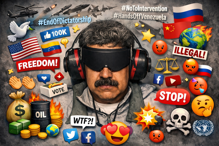 La caída de Maduro, según las redes del  mundo