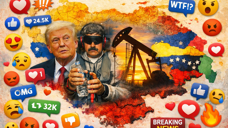 Venezuela: Trump, el gran protagonista del debate en redes