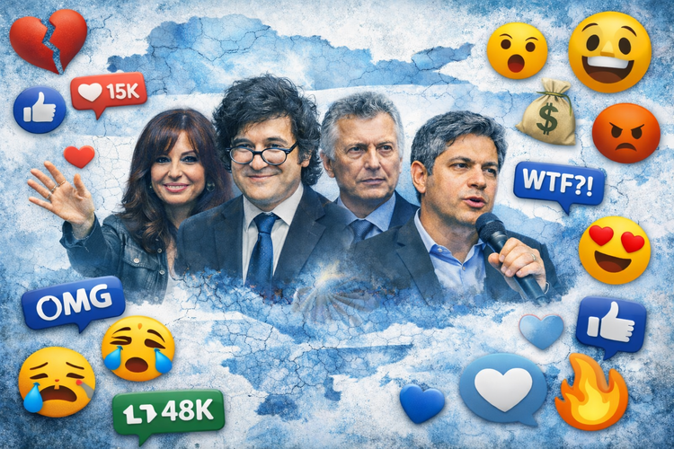 Con una oposición sin liderazgos, Milei consolida su influencia en las redes