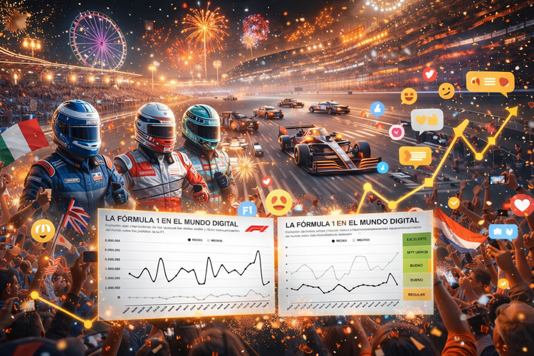 F1 en redes: Verstappen y Hamilton, dominan; Hadjar y Bortoleto, agitan